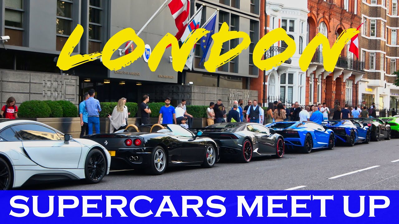 Exotic Car Meet takes Over Sloane Street! 