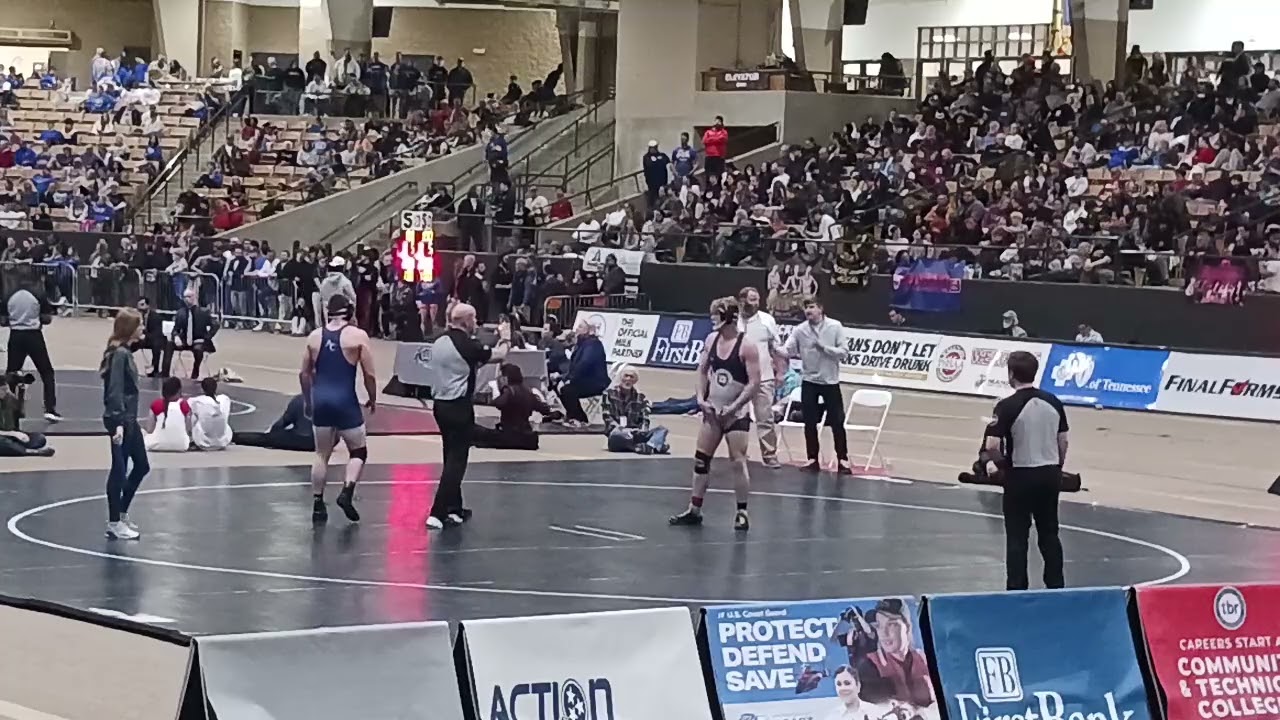 Tennessee 215 Pounds Division I State High School Championship Finals – Josh Bingham vs Tyson Click