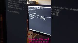 How To check if your computer is connected to the Network using CMD