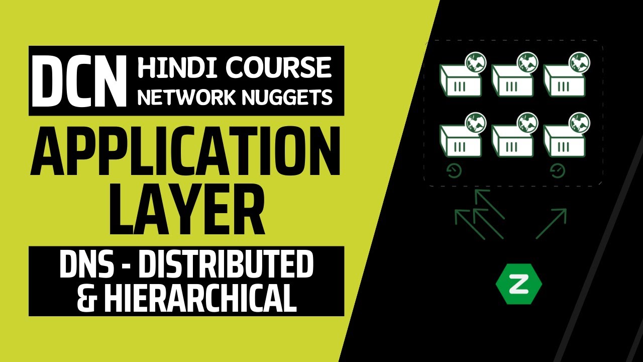 58. [DCN] Full Course in Hindi | Application Layer - DNS - DNS ...