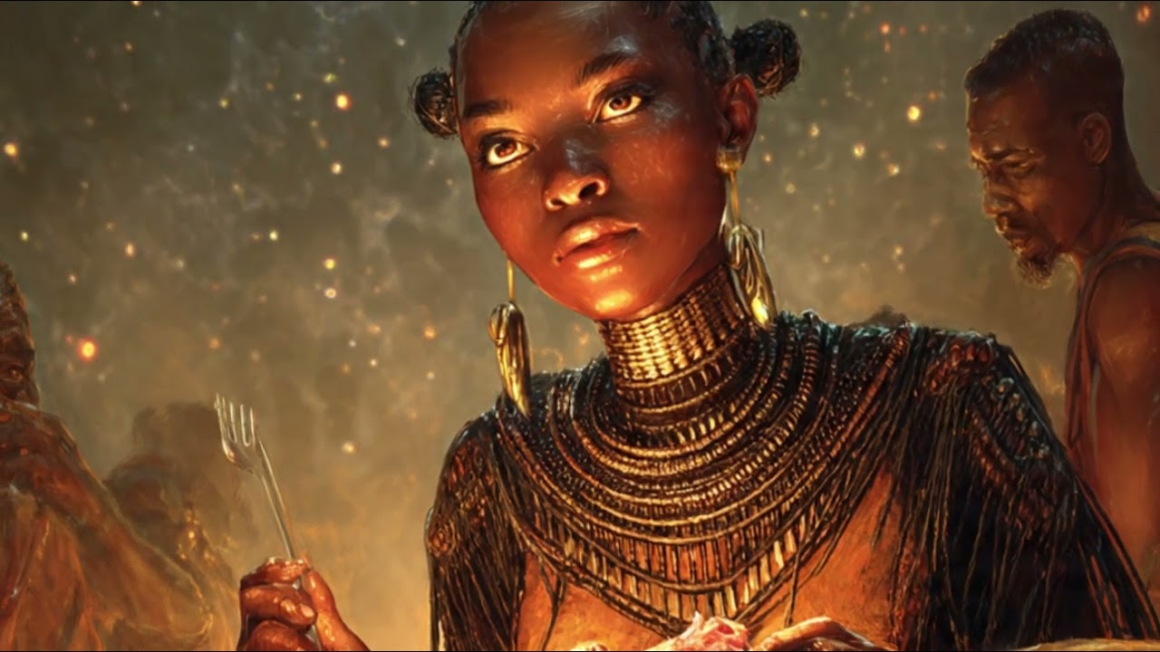 The Raw-Eating Girl and Her Lion Guardian: Epic African Folktale of Curses and Magic! 🦁✨