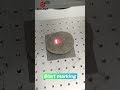Can a fiber laser mark on stone? Watch this engraving test in action