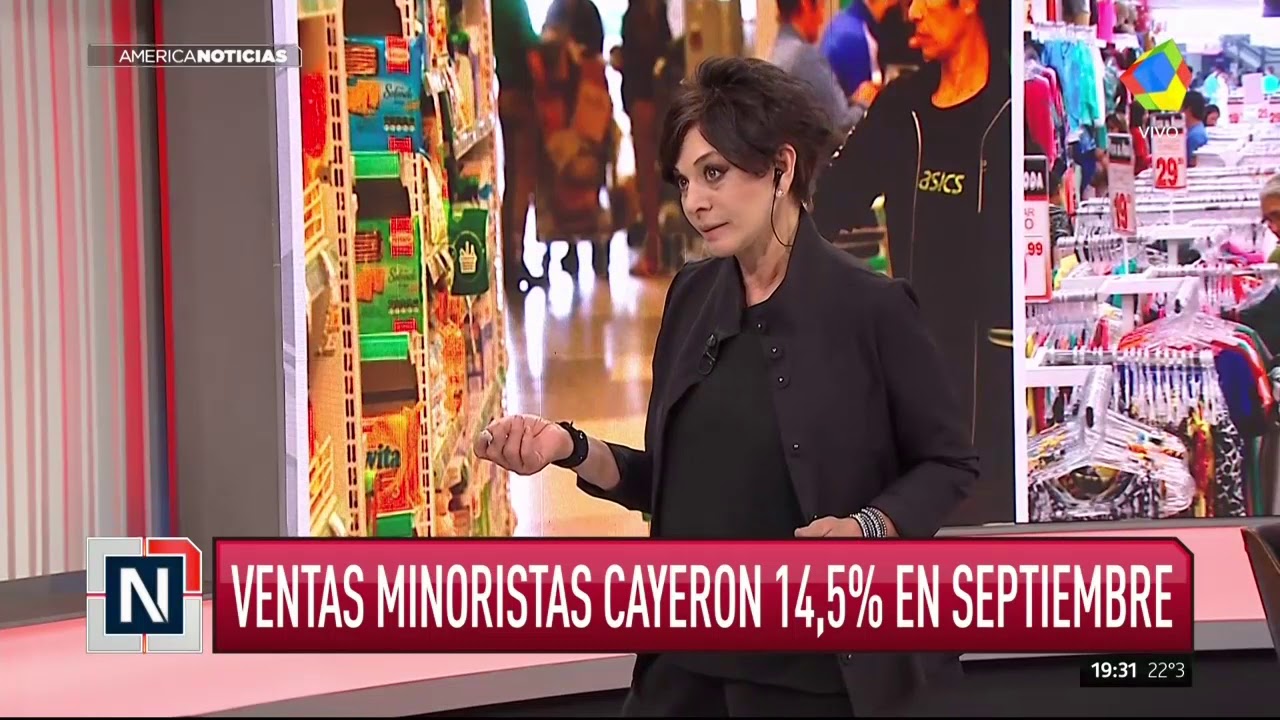 alejandro fantino padres Ventas minoristas cayeron 14,5% en Septiembre