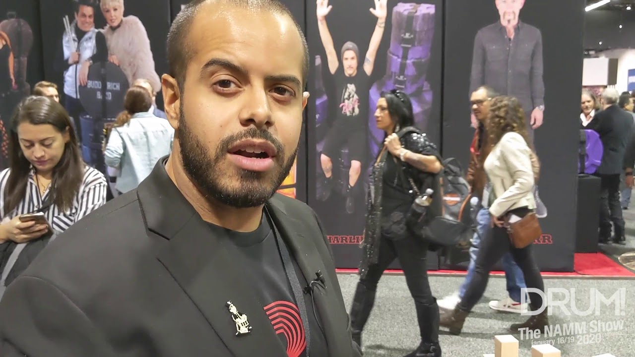 Evans Shows Off UV2 Drumheads at NAMM 2020