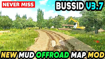 NEW MUD OFFROAD MAP MOD For Bus Simulator Indonesia || Bussid V3.7.1 || Offroad Gamers ||