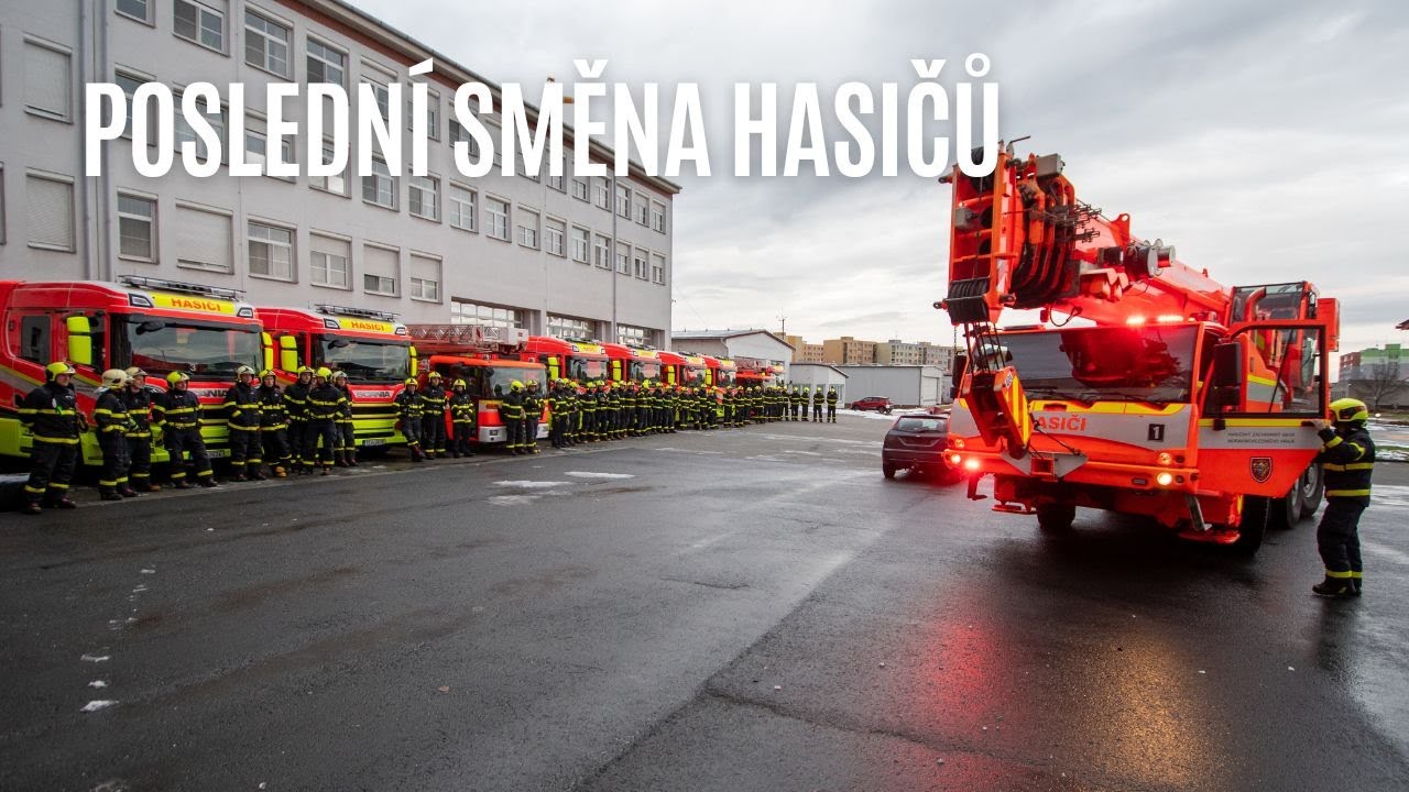 Poslední směna hasičů HZS MSK Jiřího Matuly a Kamila Klara, 24.11.2024