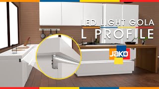 Handless LED GOLA profile for Cabinet  LAGO2703