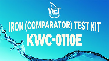 Iron (KWC-0110E) Test Kit Instructions | Color Comparator | Water Conditioning