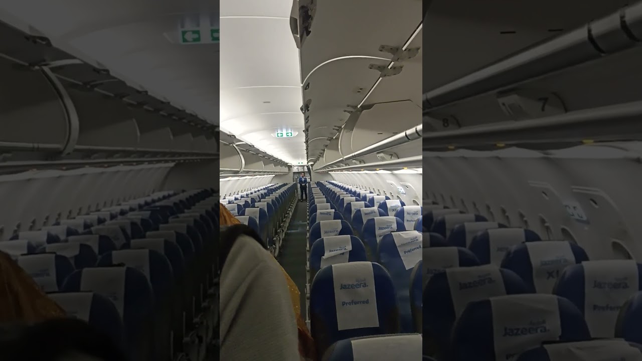 //Jazeera flight✈️//inside view //KUWAIT 