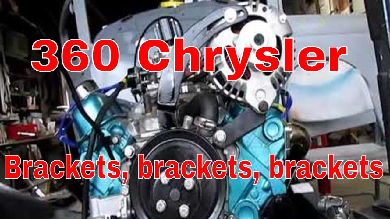 1929 Chrysler 360 Alternator and radiator brackets, unique dipstick mods