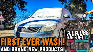 FIRST WASH IN 12 YEARS! + GLOSS FUEL DETAILING PRODUCTS REVIEWED ! MUST WATCH !