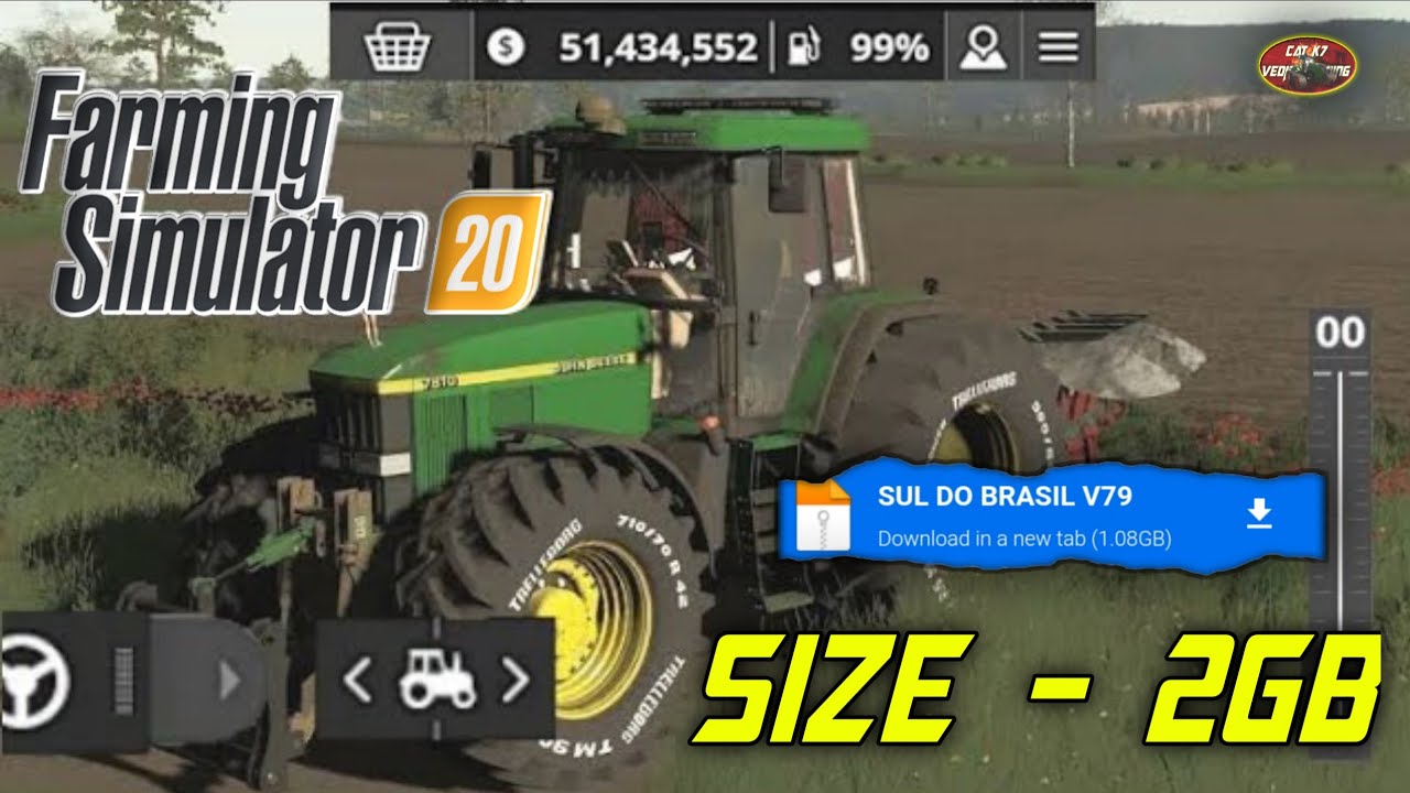 fs 20 new mod lite apk SIZE :- 1.9GB #fs20
