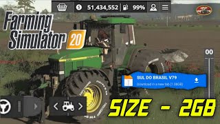 fs 20 new mod lite apk SIZE :- 1.9GB #fs20 screenshot 2