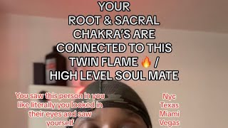 Your root and sacral chakra are activated by this high level soulmate #collective #collectivereading