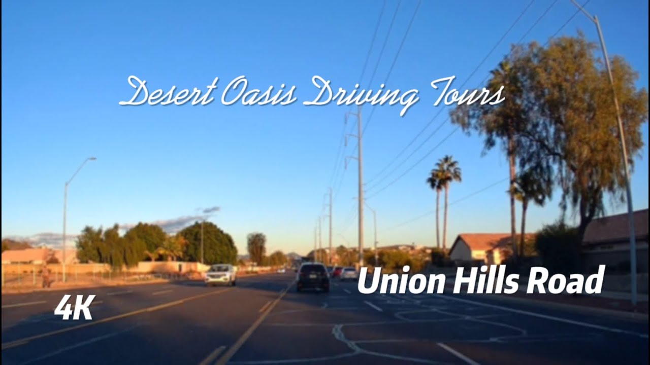 4K Roadscapes: Driving Tour | Phoenix, AZ | Union Hills Road - YouTube