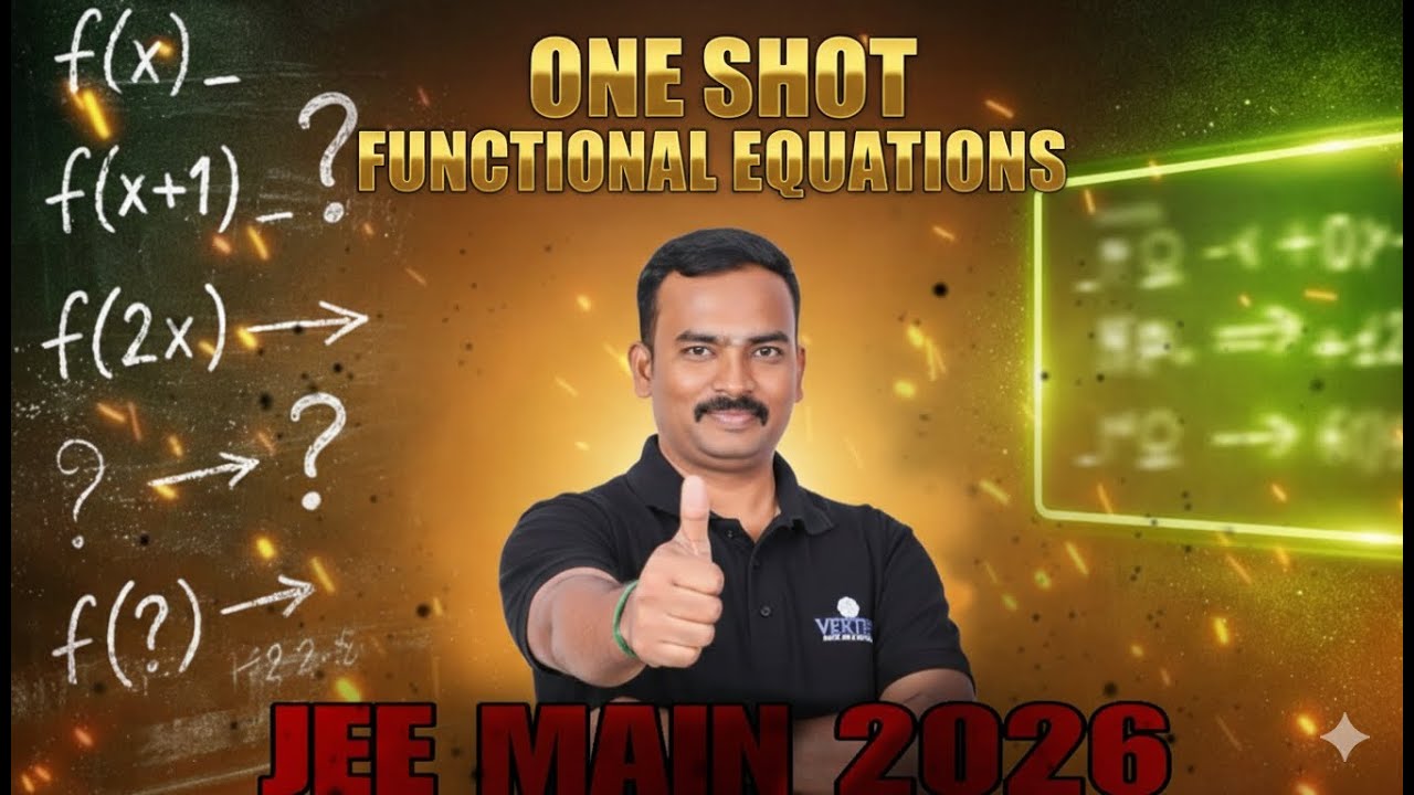 Functional Equations One Shot ⚡ | JEE Main 2026