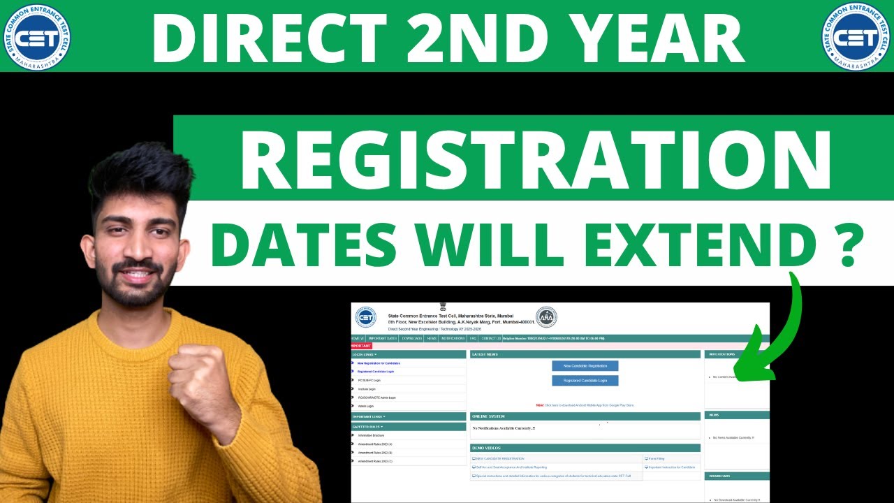 DSE Registration Dates will Extend ? | direct second year engineering ...