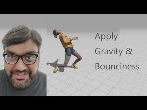 Adding Gravity and bounce to the ball - Game Physics in Unity - [English]