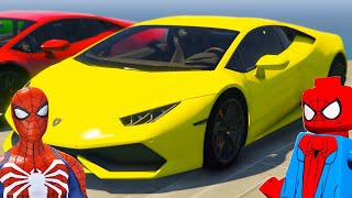 GTA V Mega Ramp Boats! Cars! Motorcycle! Trucks with Trevor and Friends New Stunt Map Challenge №197