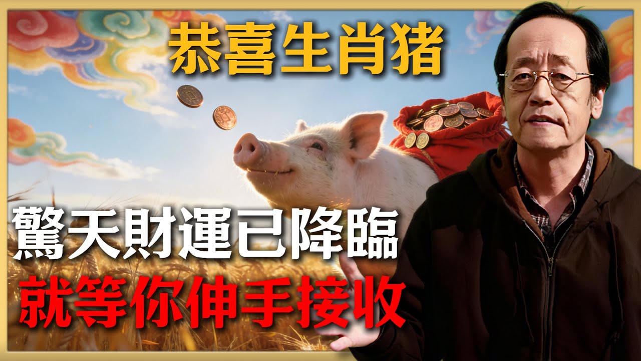 恭喜生肖豬！天降驚天動地的大喜訊！這筆橫財專門為你準備，不拿可惜！#倪海廈 #命理 #生肖 #運勢