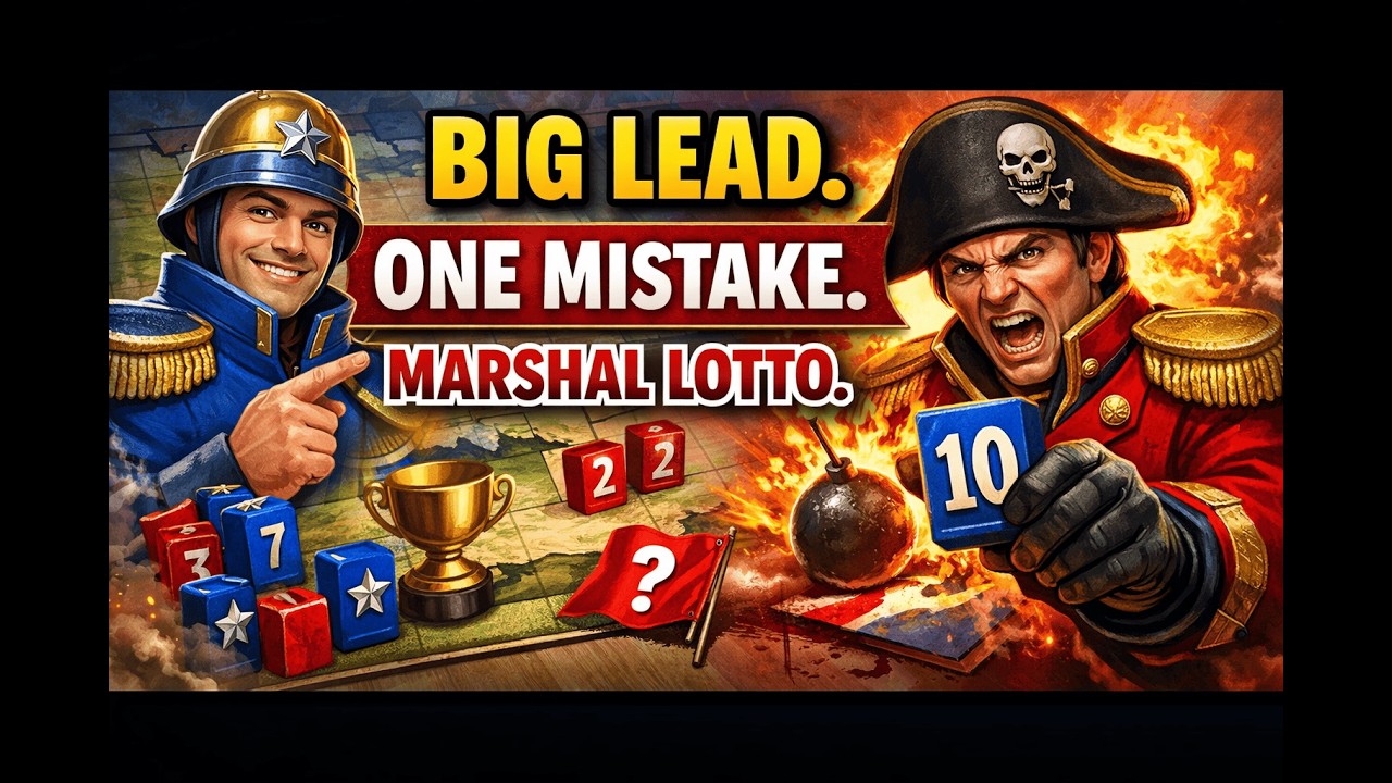 Stratego Ranked Game - Big Lead. One Mistake. Marshal Lotto.