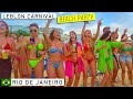 🇧🇷 Rio de Janeiro Carnival 🇧🇷 Leblon Beach Party | The best in the world | Brazil【4K】 2022