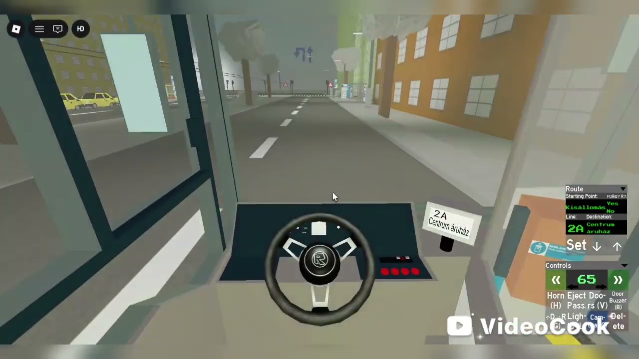 Utazás ZsombXel 375.rész 2A busz Kisállomás - Centrum áruház (PDB-715)