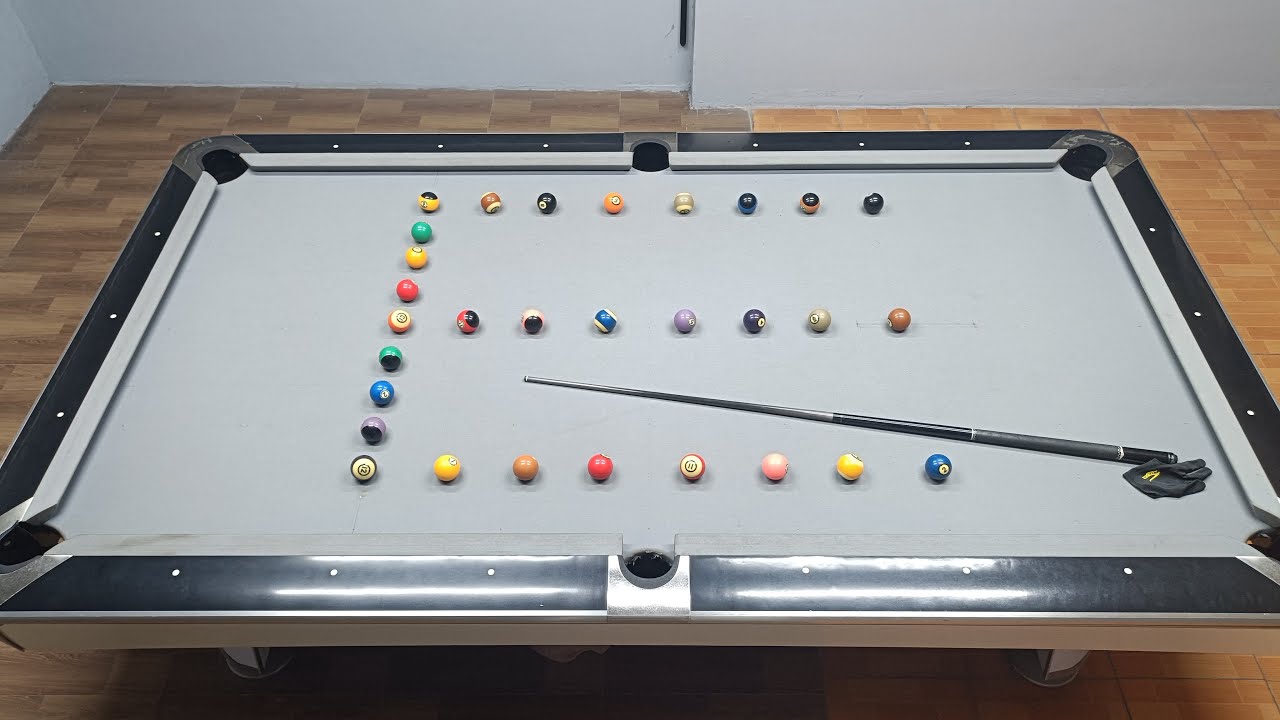 Image of video the Letter E with 30 Balls (Horizontal) | One Shot Pool Challenge 13