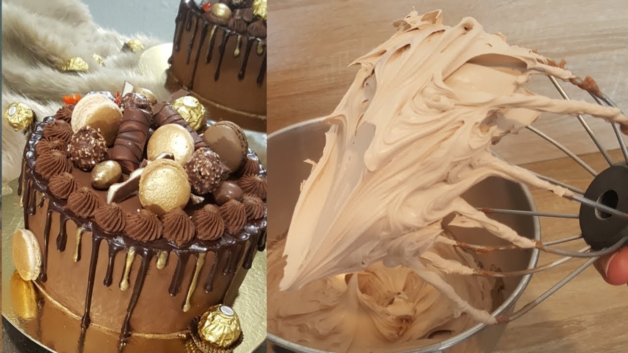 إليكم السر لتحضير كناش متماسكه لتزين 🍰🎂ganache monté au chocolat
