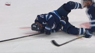 Blake Wheeler Takes Slapshot In A 'Sensitive Area' And Exits The Game