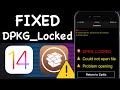 How to fix cydia error dpkglocked