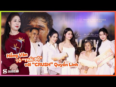 Hồng Vân “THÁI ĐỘ” khi được Quyền Linh gọi là GHỆ trước mặt vợ con và mẹ ruột của nam diễn viên
