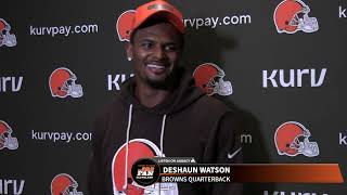 Deshaun Watson on moving on from Jets loss, Browns playing in shotgun, hit on KC Concepcion