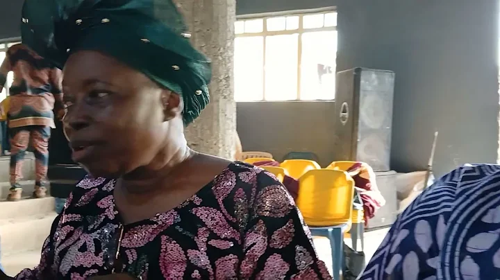 Ikomi after Ikore with pounded yam and vegetable soup 