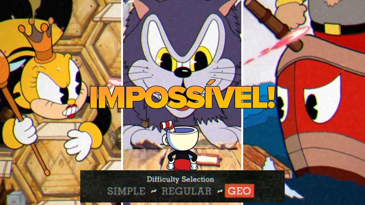IMPOSSÍVEL de novo! Mais que Expert! Cuphead Modo Geo parte 6