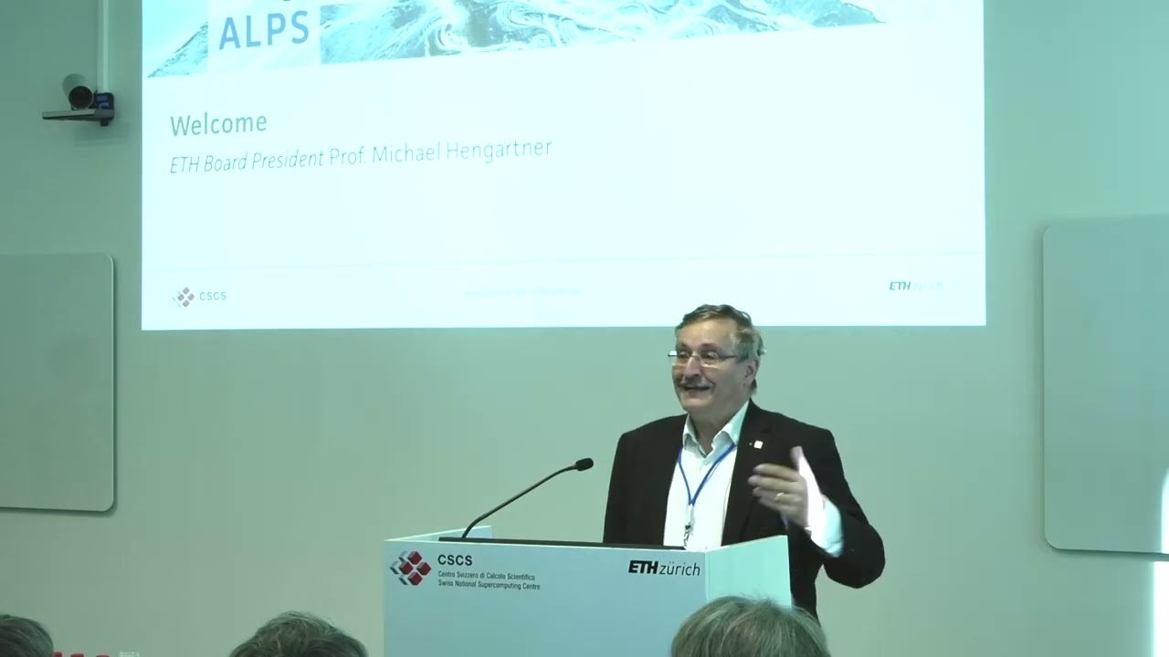 Inauguration Alps - ETH Board President Prof. Michael Hengartner
