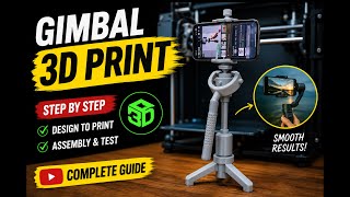 3D Printer-ல் Gimbal Print பண்ணிட்டேன்! 😱 | Full Making + Working Test | Bambu Lab A1 Combo
