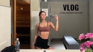 A chill weekend with me in NYC: roof tanning, sauna, cafe || Chloe Lang
