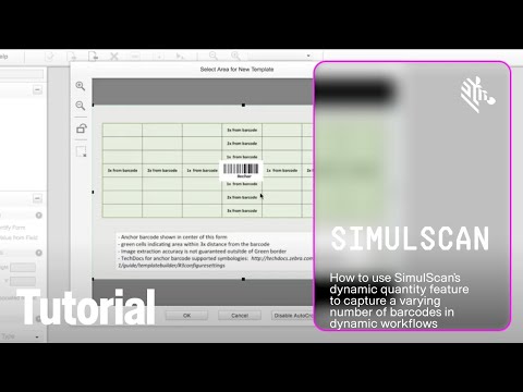 SimulScan in Action: Common Barcodes- Dynamic Quantity (Barcode + User Inputted Qty) | Zebra