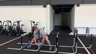 Hurdle Mobility - Lateral Step Over + Squat and Shift Under