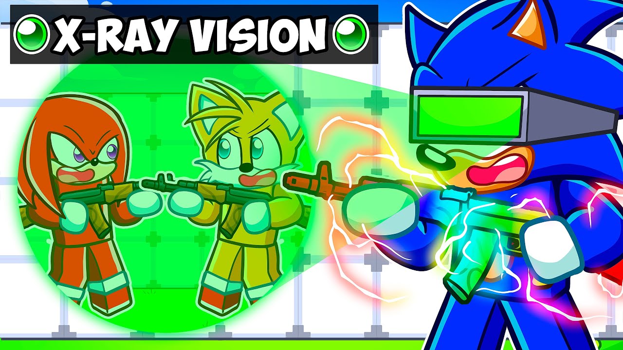 Using X-RAY VISION To Cheat In Rivals With MY FRIENDS...