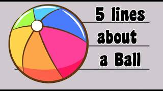 Essay Writing about a ball | 5 lines Essay on a ball | #ball