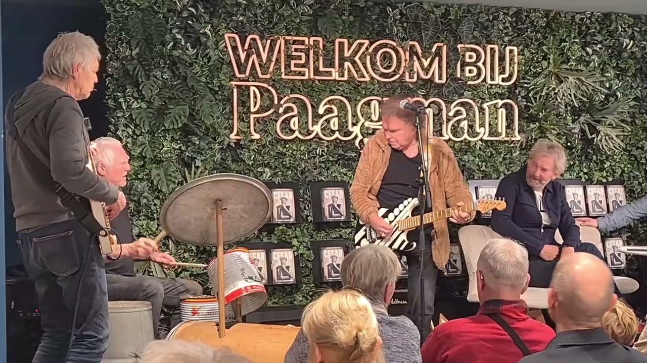 Klup: Boekpresentatie Het verhaal van een drummer - Cesar Zuiderwijk, Paagman Den Haag, 21-11-2025 