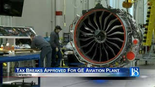 City of Lafayette approves tax abatement for GE Engine Services on $9.4M of new investments