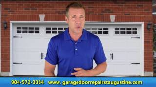 Emergency Spring Adjustment Replacement 904-572-3334 Garage Door Repair St Augustine