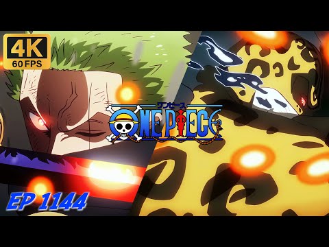 Zoro Vs Lucci EPIC Clash One Piece 1144 4K60FPS 