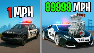 Upgrading Slowest to Fastest Police Car on GTA 5