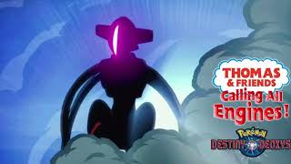 Thomas & Friends Calling All Engines Abby And The Destiny Deoxys Backdrop