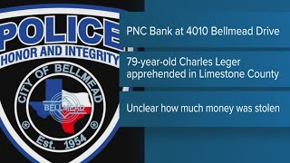 Louisiana man, 79, arrested for robbing PNC Bank in Bellmead, Texas