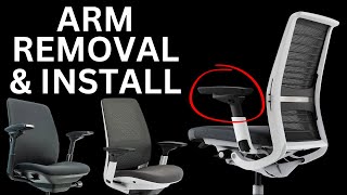 Arm Pad Removal and Install For The Steelcase Think V2, Amia and Series 2